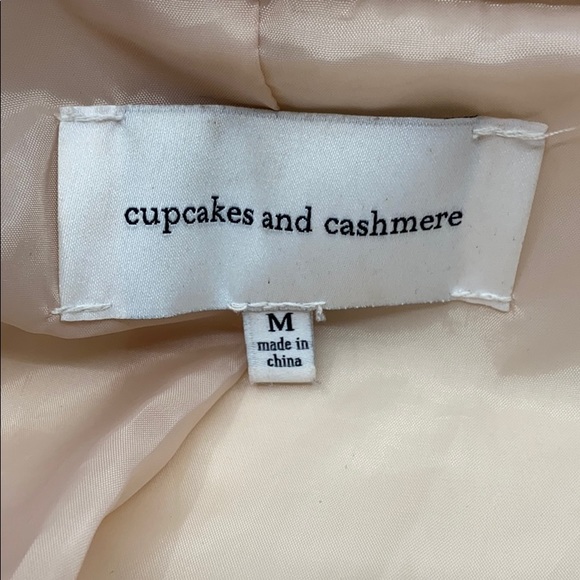 🎉HP🎉🖤Cupcakes and Cashmere faux leather Motto Jacket - Picture 6 of 6